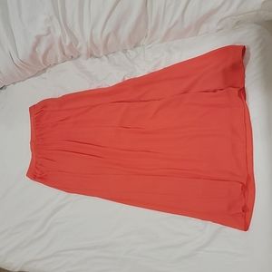 Express Pink Maxi Skirt